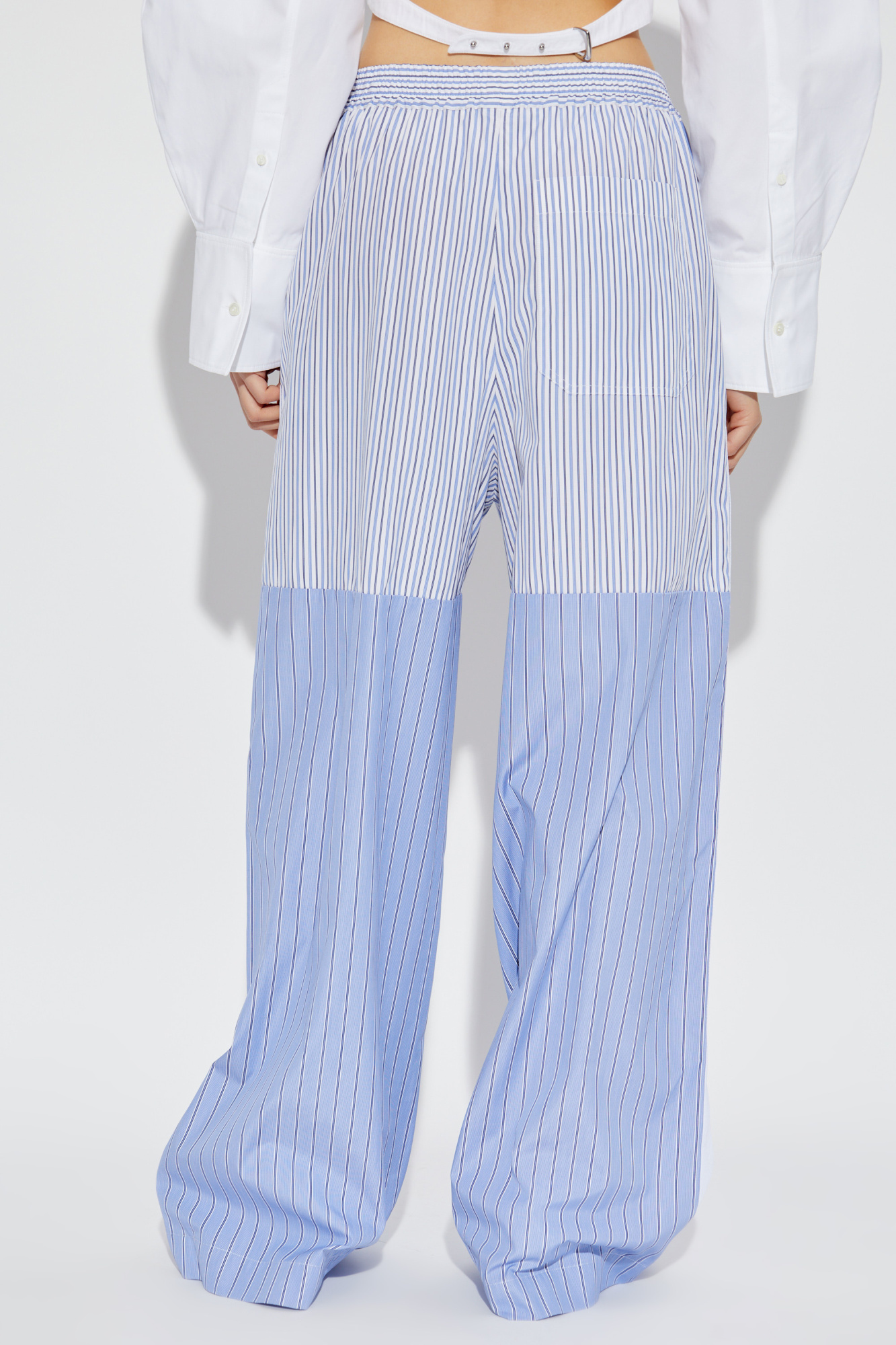 パンツ Stella McCartney PANTS (6401543DU700 1000) Stella McCartney Pants with striped pattern | Women's